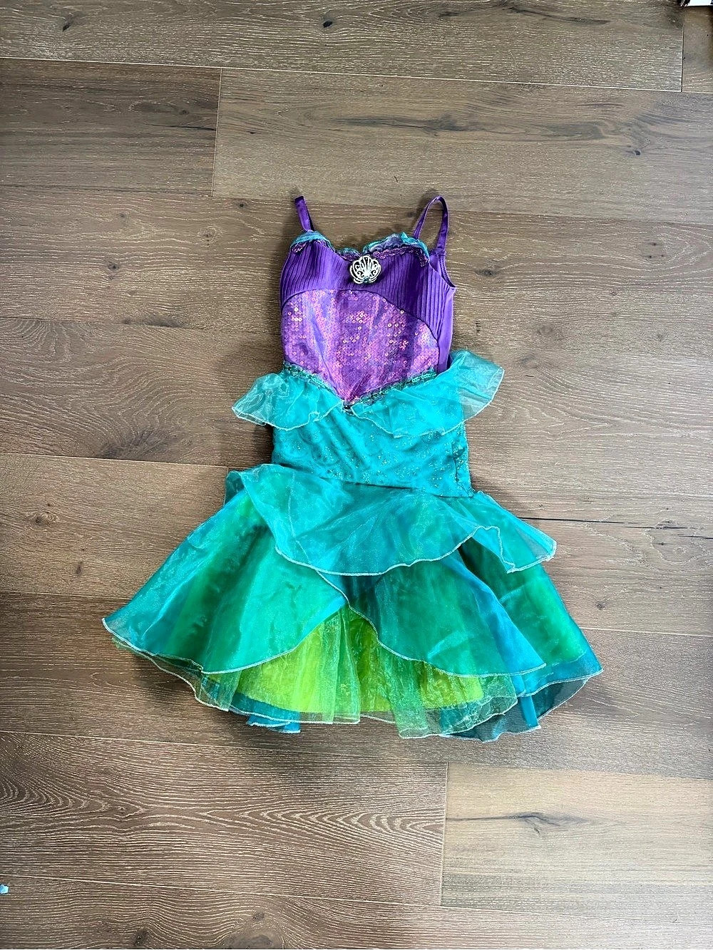Disney Official Girls Size 4 | Ariel Purple & Turquoise Costume Dress